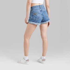 Wild Fable by Target shorts. HAPPY detail on rear pocket.